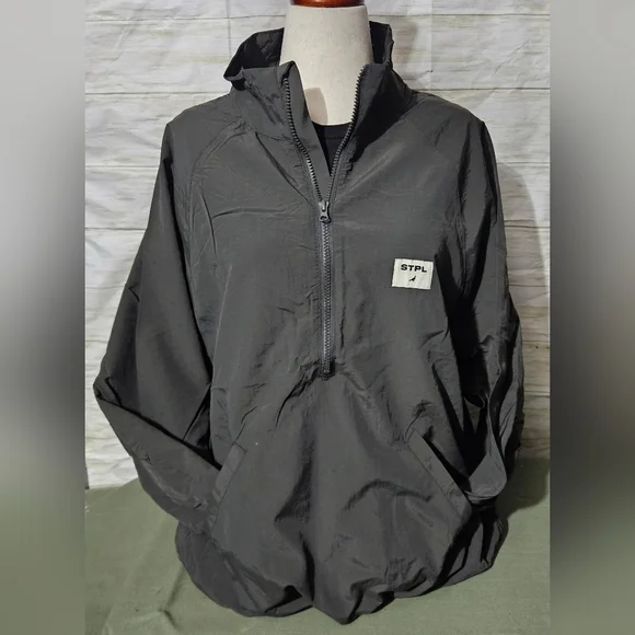 Staple Dark Gray Windbreaker Jacket - Picture 4 of 10